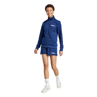 Foto 2 | Foto 2 | Conjunto Essentials Linear Shorts Adidas Azul Mujer