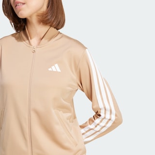 Foto 6 | Foto 6 | Conjunto Deportivo Essentials 3 Rayas Adidas Café Mujer
