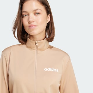 Foto 6 | Foto 6 | Conjunto Essentials Linear Shorts Adidas Café Mujer