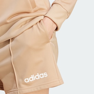 Foto 7 | Foto 7 | Conjunto Essentials Linear Shorts Adidas Café Mujer