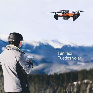 Foto 2 | Foto 2 | Dron Plegables Con Cámara Hd 8k Control Remoto 4 Baterías Eo Safe Imports Eso-8694 Naranja