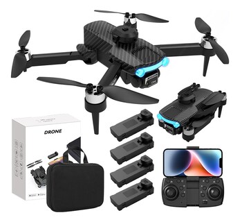 Foto 1 | Foto 1 | Drone Xt204 De Motor Doble Sin Escobillas 4k Hd/4 Baterías