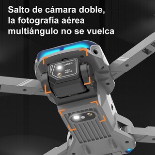 Foto 2 | Foto 2 | Mini Drone Axnen 8k Xt9 Dual Cámara Hd 2.4ghz 3 Baterías Gris Oscuro