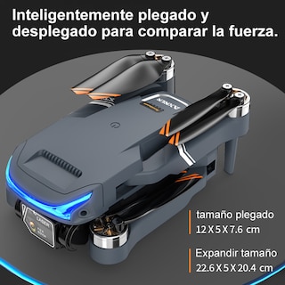 Foto 5 | Foto 5 | Mini Drone Axnen 8k Xt9 Dual Cámara Hd 2.4ghz 3 Baterías Gris Oscuro