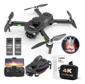 Foto 1 | Foto 1 | Axnen F196 Drone Sin Escobillas Con 4k Cámara Dual 2baterías