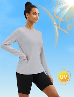 Foto 3 | Foto 3 | Camisetas Deportivas Tacvasen Para Mujer De Manga Larga Con Protección Uv - Venta Internacional.