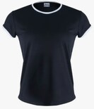 Playera Deportiva Ekip Negra para Mujer