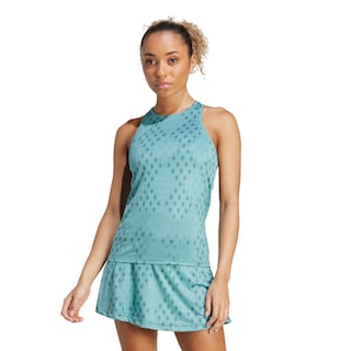 Foto 2 | Foto 2 | Playera Sin Mangas Con Gráficos Con Climacool Del Club De Tenis Adidas Turquesa Mujer
