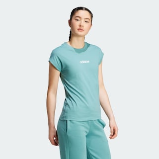 Foto 5 | Foto 5 | Playera Essentials Linear Algodón Adidas Turquesa Mujer