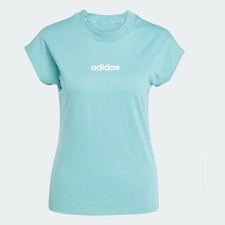 Foto 3 | Foto 3 | Playera Essentials Linear Algodón Adidas Turquesa Mujer