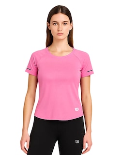 Foto 1 | Foto 1 | Playera Wilson Mc Bee Cuello Redondo Mesh Mujer