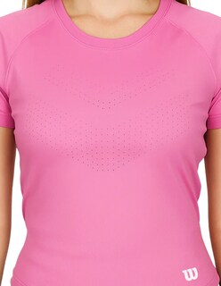Foto 4 | Foto 4 | Playera Wilson Mc Bee Cuello Redondo Mesh Mujer