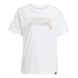 Foto 1 | Foto 1 | Playera Infill Graphic Adidas Blanco Mujer