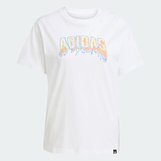 Foto 3 | Foto 3 | Playera Infill Graphic Adidas Blanco Mujer