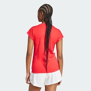 Foto 4 | Foto 4 | Playera Outline Graphic Adidas Rojo Mujer