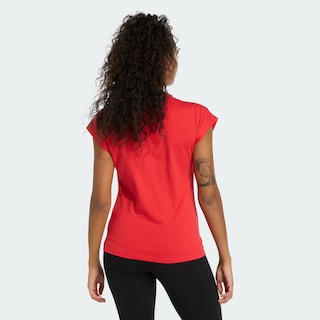 Foto 4 | Foto 4 | Playera Graphic Suave Y Ajustada Adidas Rojo Mujer