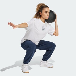 Foto 5 | Foto 5 | Playera De Entrenamiento De Fuerza Climacool Graphic Adidas Blanco Mujer