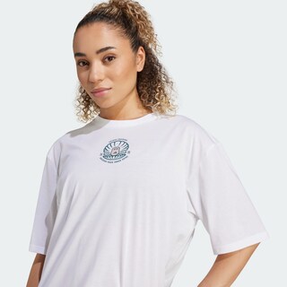 Foto 6 | Foto 6 | Playera De Entrenamiento De Fuerza Climacool Graphic Adidas Blanco Mujer