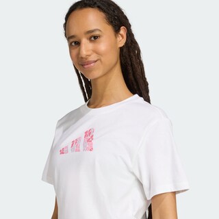 Foto 6 | Foto 6 | Playera Estampada Soft Side Adidas Blanco Mujer