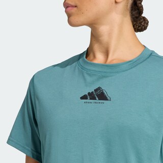 Foto 6 | Foto 6 | Playera De Entrenamiento Climacool Vintage Graphic Adidas Verde Mujer