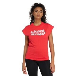 Foto 2 | Foto 2 | Playera Graphic Suave Y Ajustada Adidas Rojo Mujer