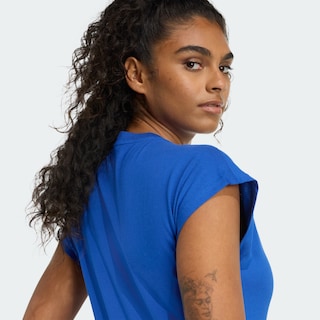 Foto 7 | Foto 7 | Playera Graphic Suave Y Ajustada Adidas Azul Mujer