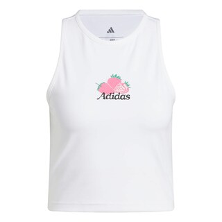 Foto 1 | Foto 1 | Playera Sin Mangas Con Gráfico De Mercado De Agricultores Adidas Blanco Mujer