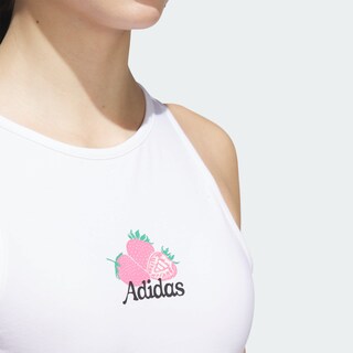 Foto 6 | Foto 6 | Playera Sin Mangas Con Gráfico De Mercado De Agricultores Adidas Blanco Mujer
