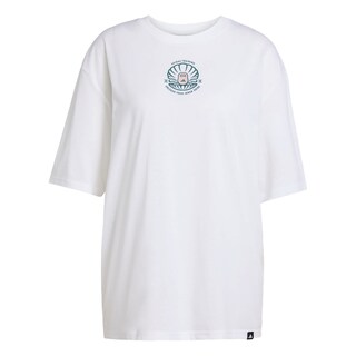 Foto 1 | Foto 1 | Playera De Entrenamiento De Fuerza Climacool Graphic Adidas Blanco Mujer