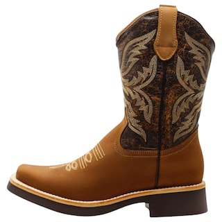 Foto 4 | Foto 4 | Botas Western Exterior Piel Color Café Para Hombre De Rbcollection