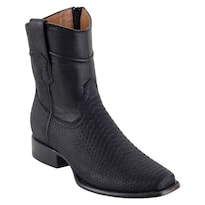 Botas Western Exterior Piel Color Negro Para Hombre De Rbcollection