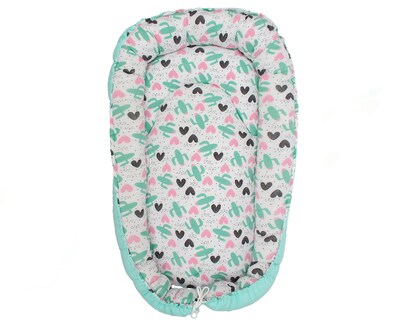 Foto 1 | Foto 1 | Nido Cama para Bebé Cary Babé BBNCACT color Rosa con Diseño de Cactus