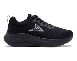 Tenis Pirma 4030 Deportivos Para Running, Malla Transpirable, Color Negro, Mujer