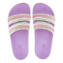 Sandalias Verano Para Mujer Baño Playa Estampados Colores Lila