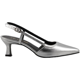 Foto 1 | Foto 1 | Zapatilla De Vestir Miracol By Mama Lola 3121 Plata Tacon Bajo Dama Casual Talla 23 A 26 E