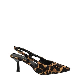 Foto 1 | Foto 1 | Zapatilla Básica Tacón Bajito En Animal Print Senties Alma