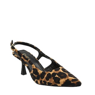 Foto 2 | Foto 2 | Zapatilla Básica Tacón Bajito En Animal Print Senties Alma