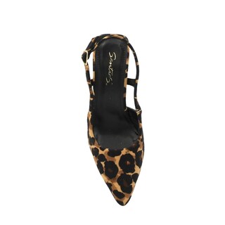 Foto 6 | Foto 6 | Zapatilla Básica Tacón Bajito En Animal Print Senties Alma