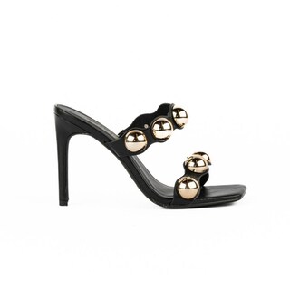 Foto 1 | Foto 1 | Sandalia Mule Tacón 10cm Para Mujer Walki Aitana Negro