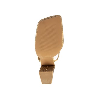 Foto 5 | Foto 5 | Zapatilla Fiesta Tacón 12cm Elegante Para Mujer Walki Emelia Dorado