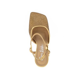 Foto 4 | Foto 4 | Zapatilla Fiesta Tacón 12cm Elegante Para Mujer Walki Emelia Dorado
