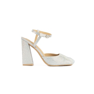 Foto 1 | Foto 1 | Zapatilla Fiesta Tacón 12cm Elegante Para Mujer Walki Emelia Plateado