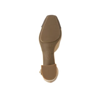 Foto 4 | Foto 4 | Zapatilla Tacón Punta Casual 6.5cm Para Mujer Walki Nicole Beige