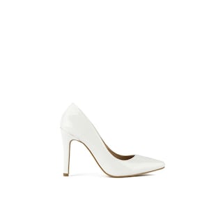 Foto 1 | Foto 1 | Zapatilla Tacón Puntal Charol 8cm Para Mujer Walki Mónica Blanco