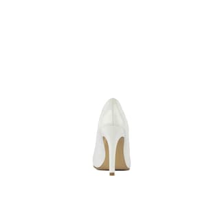 Foto 3 | Foto 3 | Zapatilla Tacón Puntal Charol 8cm Para Mujer Walki Mónica Blanco