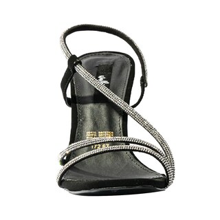 Foto 4 | Foto 4 | Tacon Con Brillo Elegante 10cm Para Mujer Walki Barbara Negro