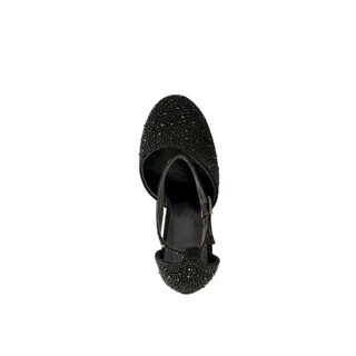 Foto 5 | Foto 5 | Tacón Plataforma Brillo Fiesta 14cm Para Mujer Walki Bibiana Negro
