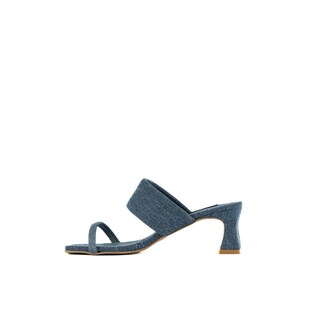 Foto 4 | Foto 4 | Tacón Bajito 7cm Comodo Casual Para Mujer Walki Olivia Azul Petroleo