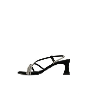 Foto 4 | Foto 4 | Tacon Bajito 7cm Con Brillo Elegante Para Dama Walki Rafaela Negro