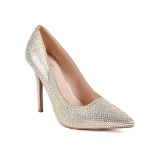 Foto 1 | Foto 1 | Zapatilla Tacón Puntal Casual 11cm Para Mujer Walki Wendy Dorado